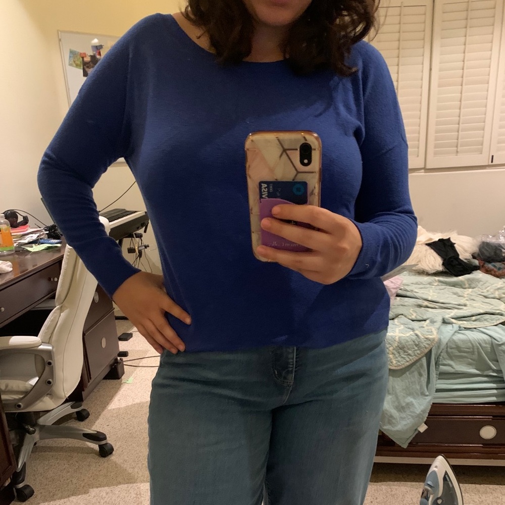 Tardis Blue Crew Neck Gap Sweater